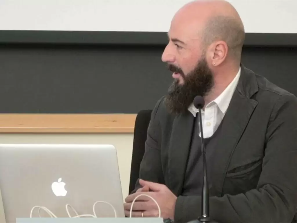 Giorgio Pipponzi in aula universitaria