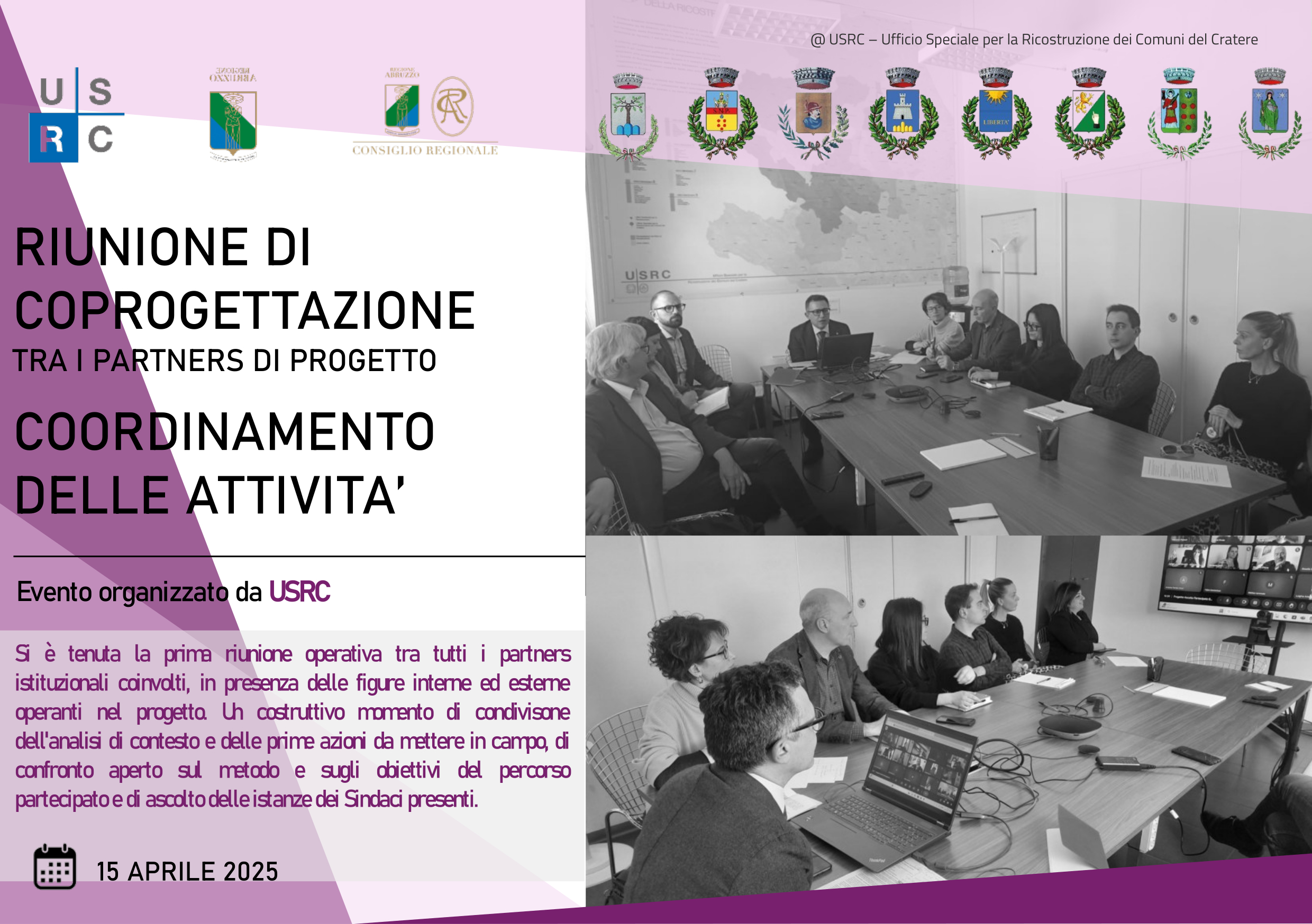 pagina 1 cartolina di progetto 15 Aprile 2025
